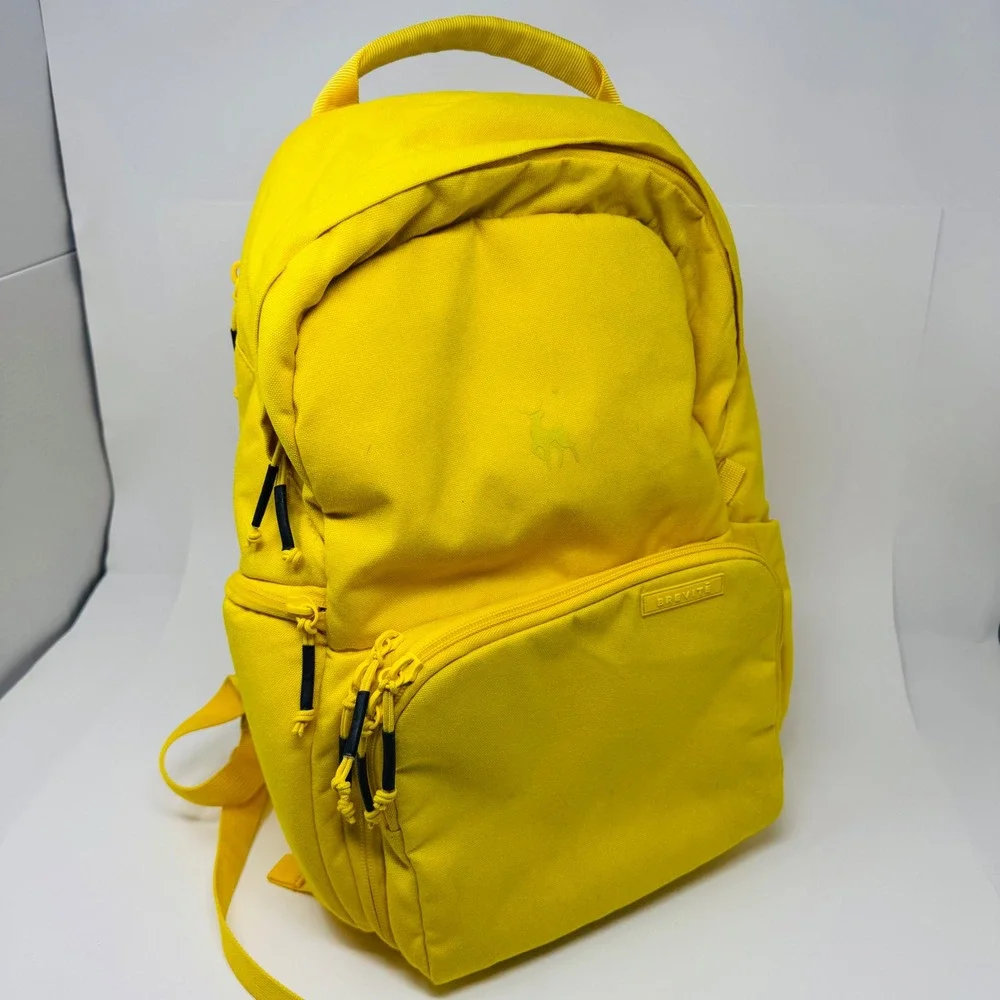 BREVITE‎ Backpack Lemon Yellow 18L Laptop Bag Outdoor School Travel